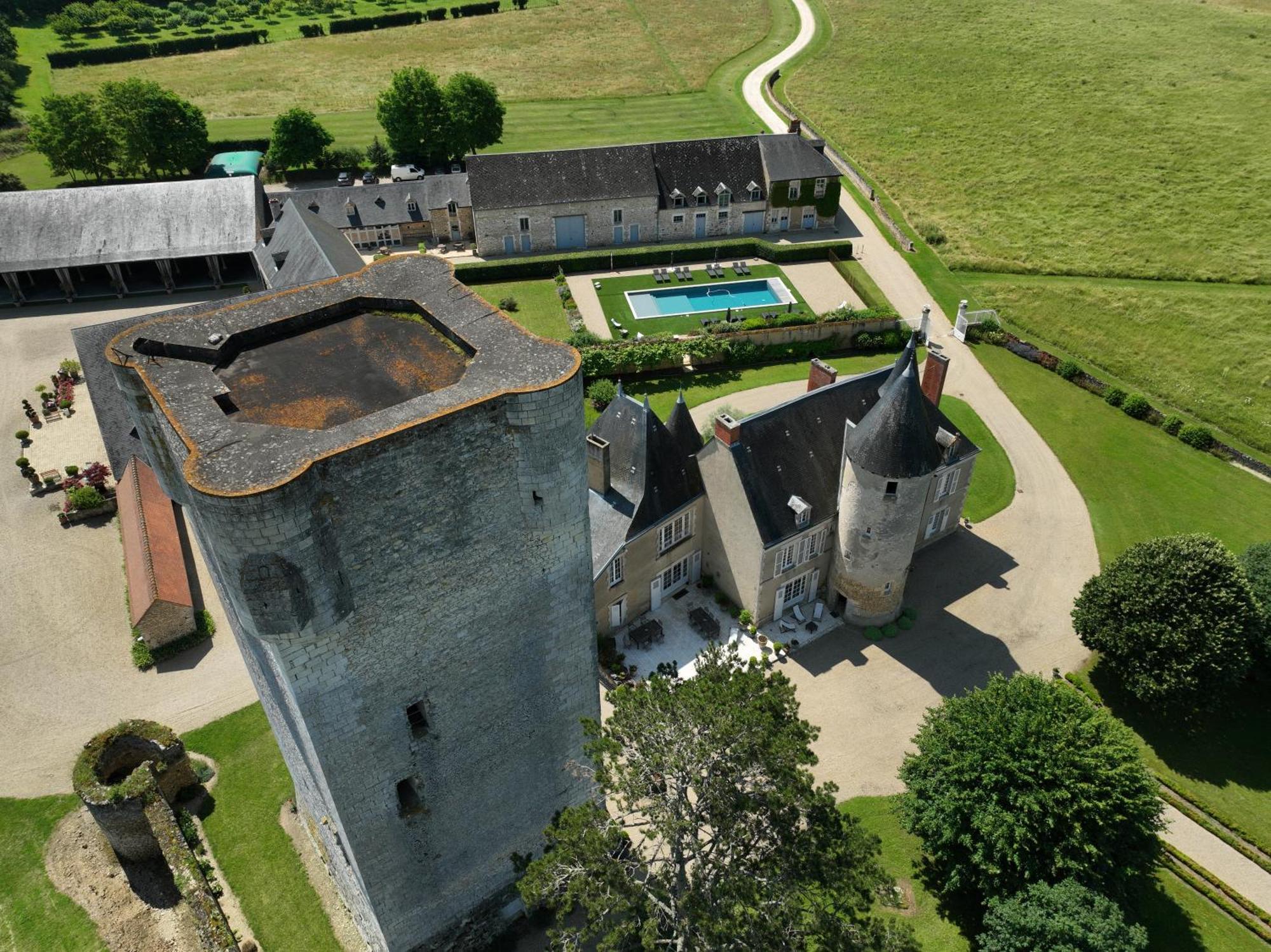 Chateau De Mazieres Tendu Ngoại thất bức ảnh